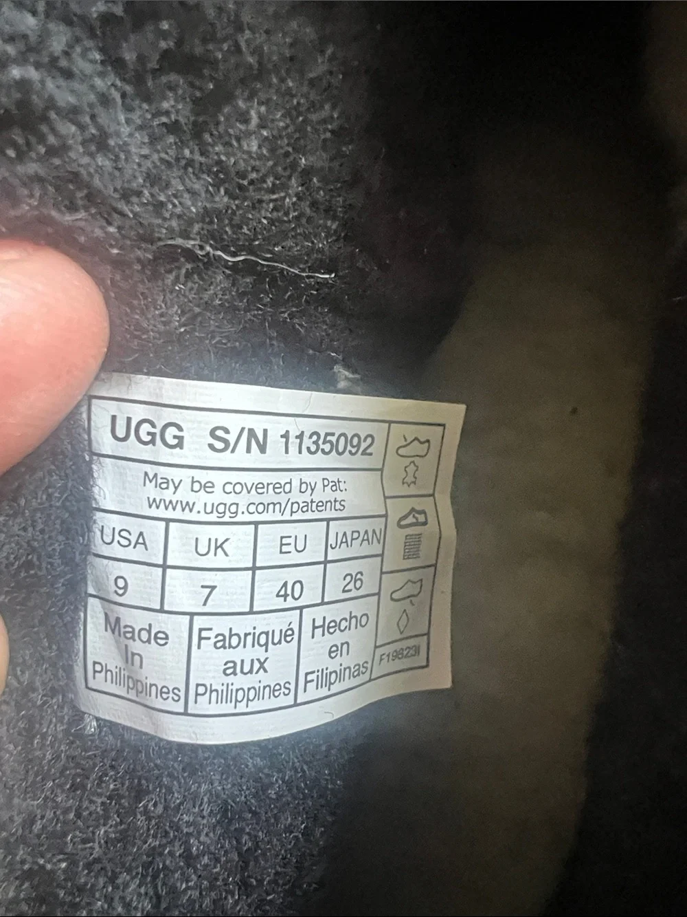 UGG Black Platform Ultra Mini Suede Boots Women’s 9 NWOT